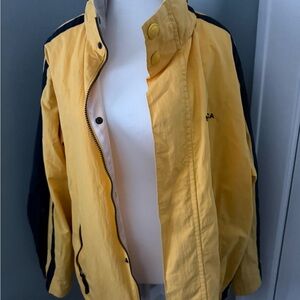 Nautica Mesh Jacket with black label    Yellow and Navy